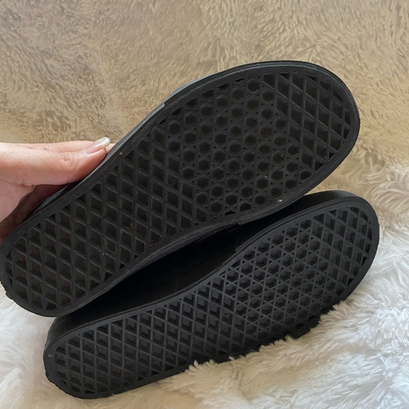 VANS Ombre Floral Black/ Black Womens Sz 7 - Picture 5 of 8